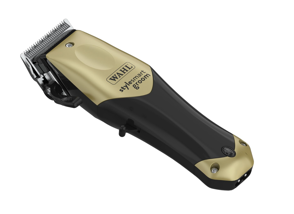 WAHL Professional Animal StyleSmart Cordless Clipper Kit for Pet, Dog & Cat Grooming (#70007) - Dog, Cat & Horse Grooming Supplies - Pet Hair Trimmer - with Guide Combs & Blade - Gold
